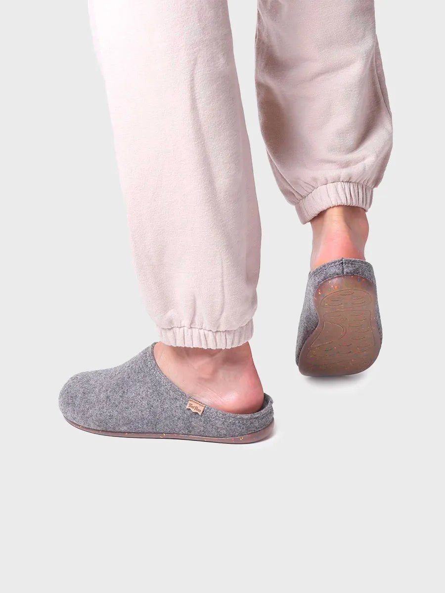 zapatillas de casa hombre - Zapatilla de casa tipo zueco para hombre en fieltro reciclado | NEO-FR  - Toni Pons  