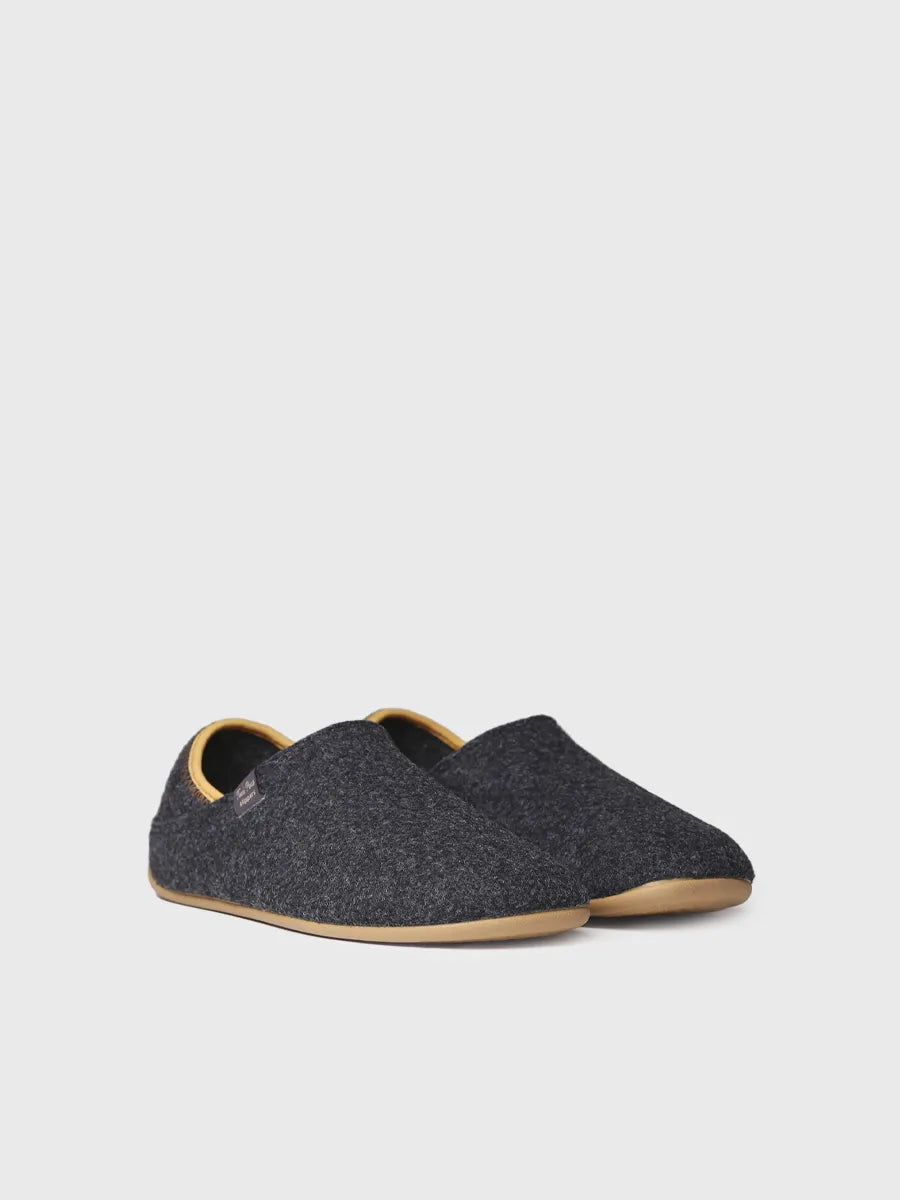 zapatillas de casa hombre - Zapatilla de casa cerrada para hombre en fieltro reciclado | NEPAL-FR  - Toni Pons  