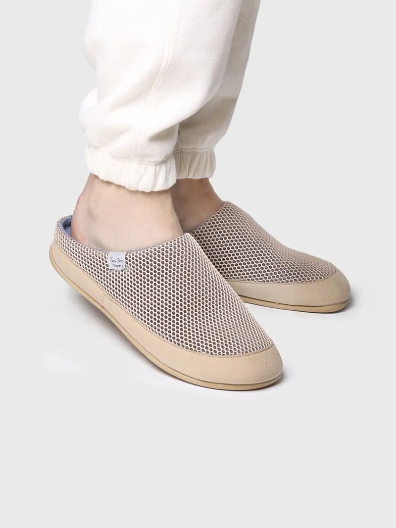 Zapatillas de casa hombre - Zapatillas de casa para hombre en tejido de rejilla  - Toni Pons  