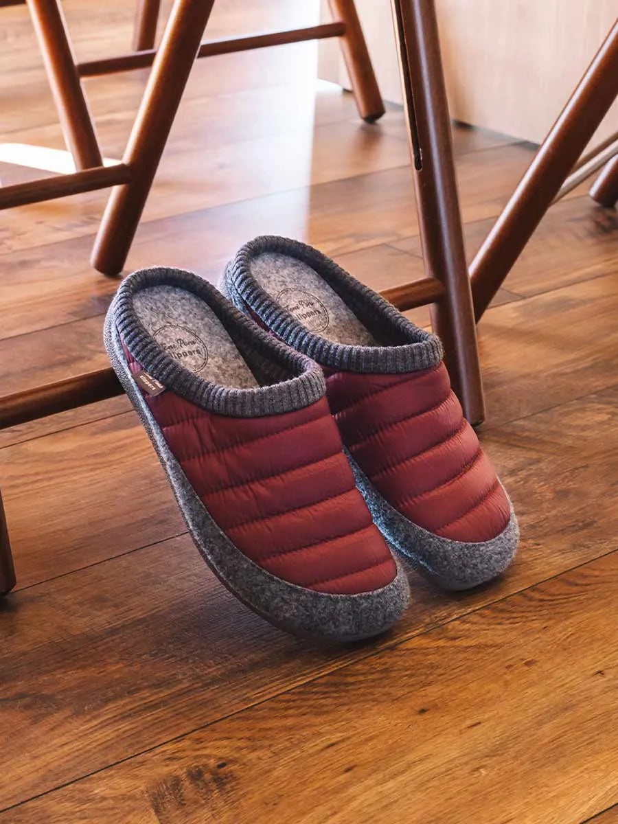 Zapatillas de casa hombre - Zapatilla de casa tipo zueco en tejido acolchado y fieltro | NIX-TK  - Toni Pons  