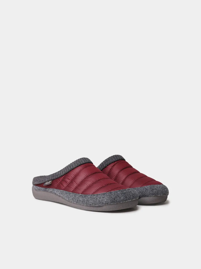 Zapatillas de casa hombre - Zapatilla de casa tipo zueco en tejido acolchado y fieltro | NIX-TK  - Toni Pons  