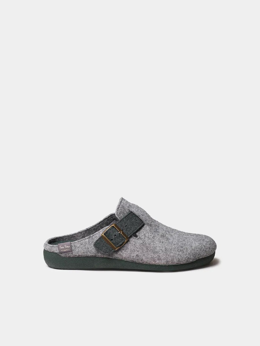Zapatillas de casa hombre - Zapatilla tipo zueco para hombre en fieltro reciclado | NORTON-FR  - Toni Pons  