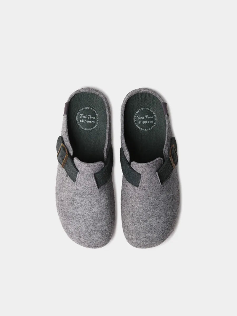 Zapatillas de casa hombre - Zapatilla tipo zueco para hombre en fieltro reciclado | NORTON-FR  - Toni Pons  