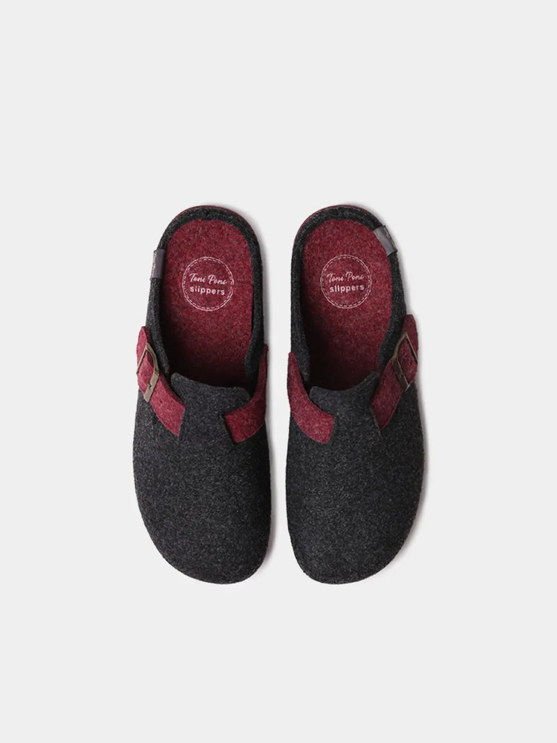 Zapatillas de casa hombre - Zapatilla tipo zueco para hombre en fieltro reciclado | NORTON-FR  - Toni Pons  