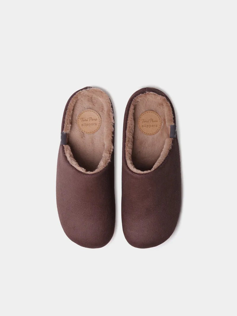 Zapatillas de casa hombre - Slippers abiertas para hombre en tejido | NOTI-BD  - Toni Pons  
