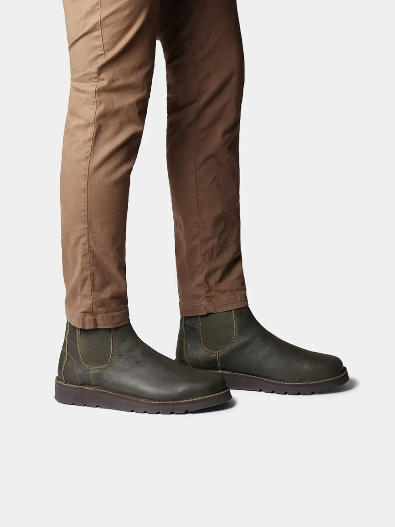 Botines hombre - Botín de piel con elásticos laterales para hombre | OCTAVI  - Toni Pons  