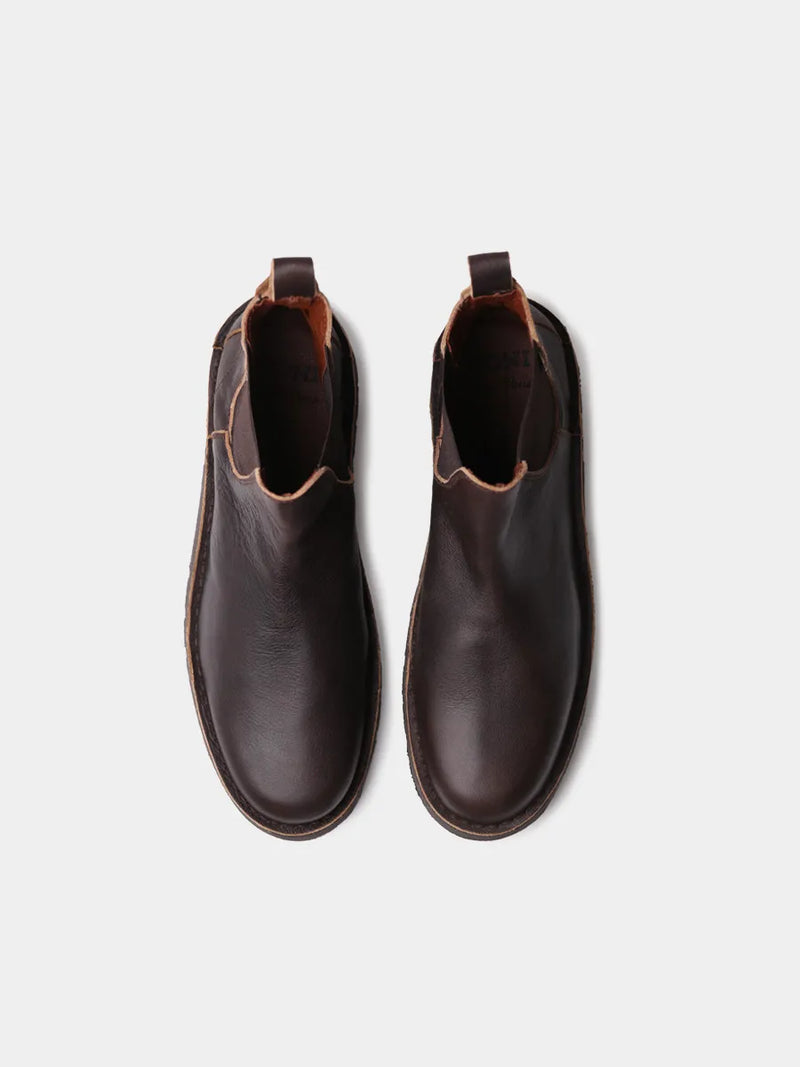 Botines hombre - Botín de piel con elásticos laterales para hombre | OCTAVI  - Toni Pons  
