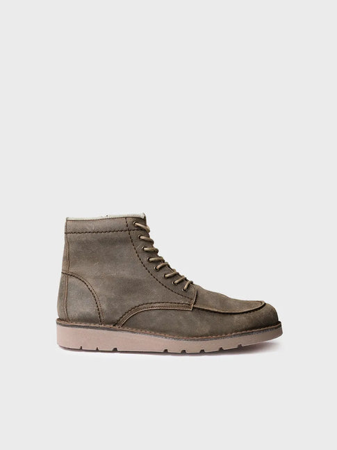 botines hombre - Botín de piel para hombre con cordones | ORIOL-SW  - Toni Pons  