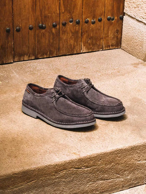 Zapatos con cordones hombre - Zapato en serraje con cordones para hombre | ORLANDO-SY  - Toni Pons  