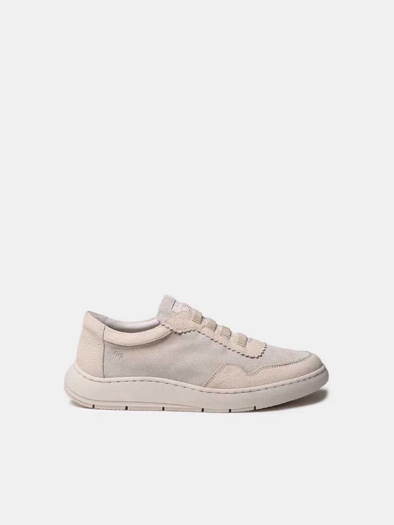 Zapatos con cordones mujer - Zapatilla deportiva de mujer en serraje bicolor | PRESTON  - Toni Pons  