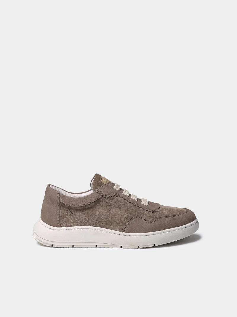 Zapatos con cordones mujer - Zapatilla deportiva de mujer en serraje bicolor | PRESTON  - Toni Pons  