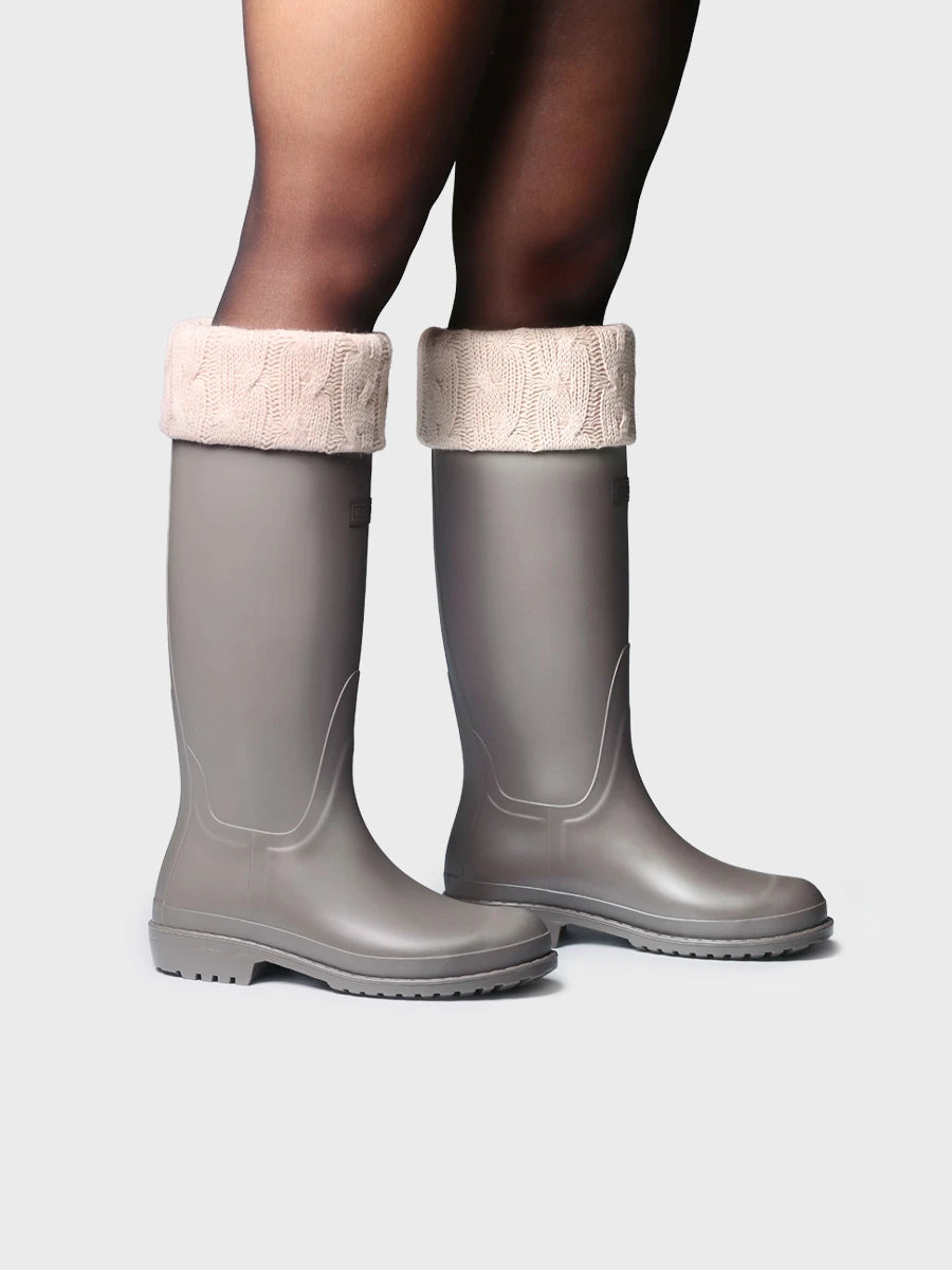 Botines mujer - Bota de agua alta con calcetín de punto para mujer | PUIGMAL  - Toni Pons  