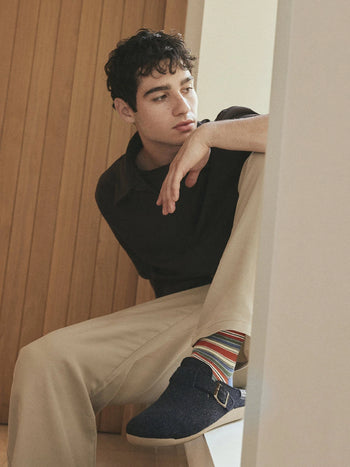 Calcetines unisex en algodón a rayas | QUEL-AN