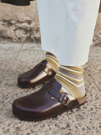 Calcetines unisex en algodón a rayas | QUEL-AN