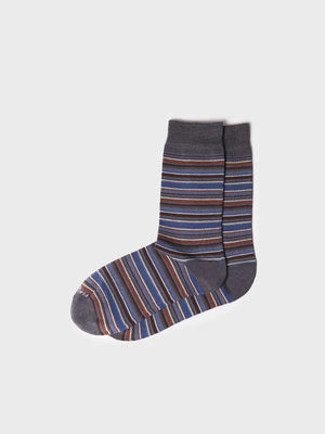 Complementos - Calcetines unisex en algodón a rayas | QUEL-BR  - Toni Pons  