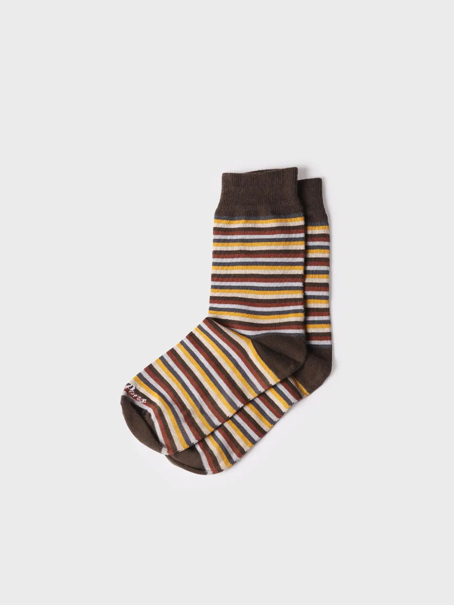 Complementos - Calcetines unisex en algodón a rayas | QUEL-BR  - Toni Pons  