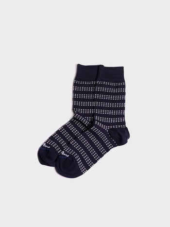 Complementos - Calcetines unisex en algodón a rayas | QUEL-BR  - Toni Pons  
