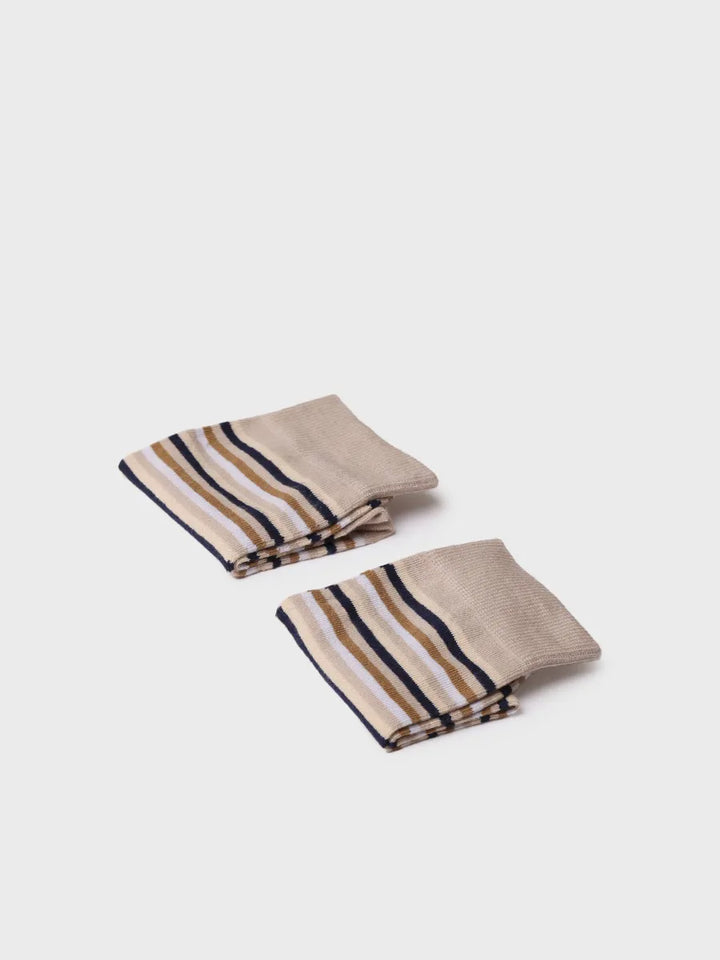 Complementos - Calcetines unisex en algodón a rayas | QUEL-BR  - Toni Pons  