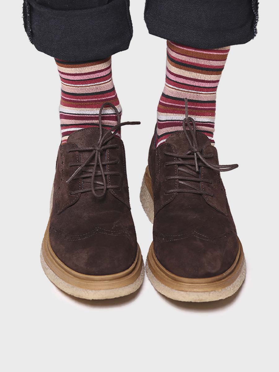 Complementos - Calcetines unisex en algodón a rayas | QUEL-BR  - Toni Pons  