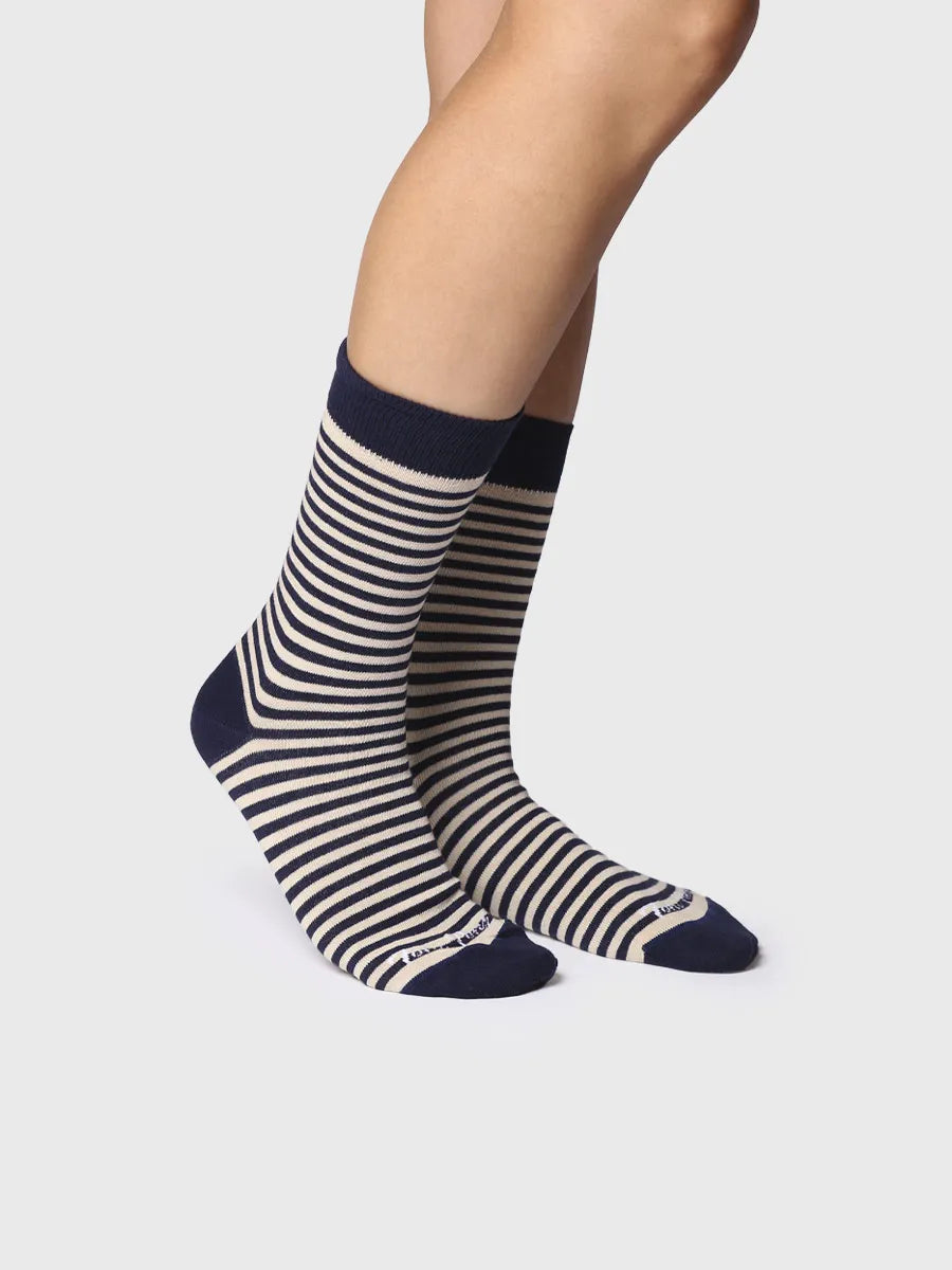 Complementos - Calcetines unisex en algodón a rayas | QUEL-DD  - Toni Pons  