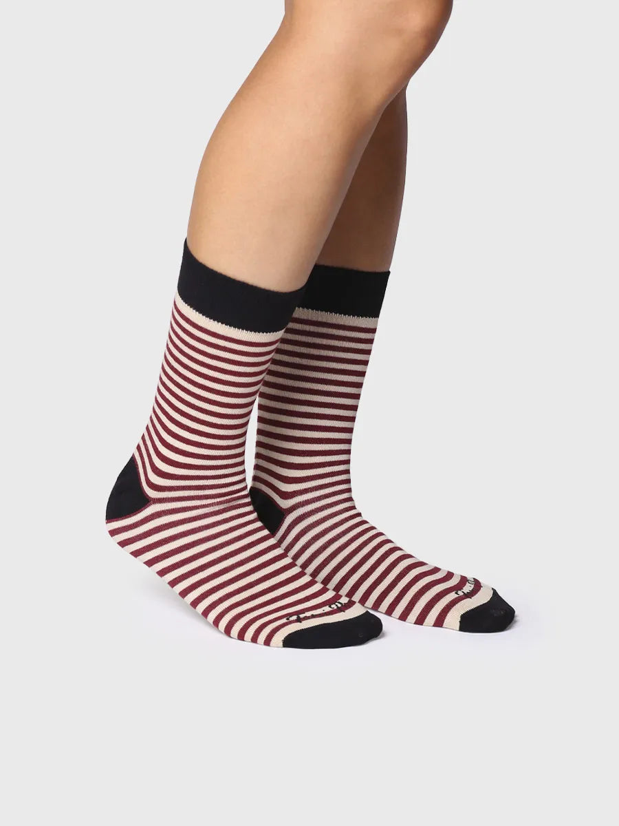 Complementos - Calcetines unisex en algodón a rayas | QUEL-DD  - Toni Pons  