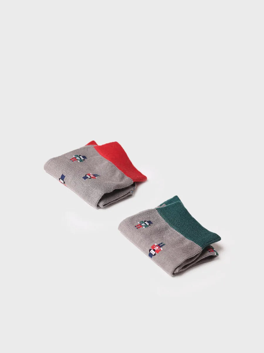 Complementos - Calcetines unisex en algodón con motivos navideños | QUEL-ND  - Toni Pons  