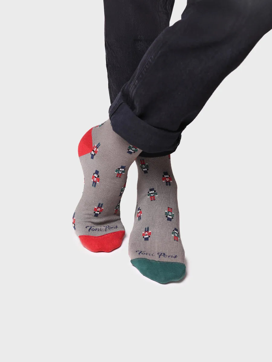 Complementos - Calcetines unisex en algodón con motivos navideños | QUEL-ND  - Toni Pons  