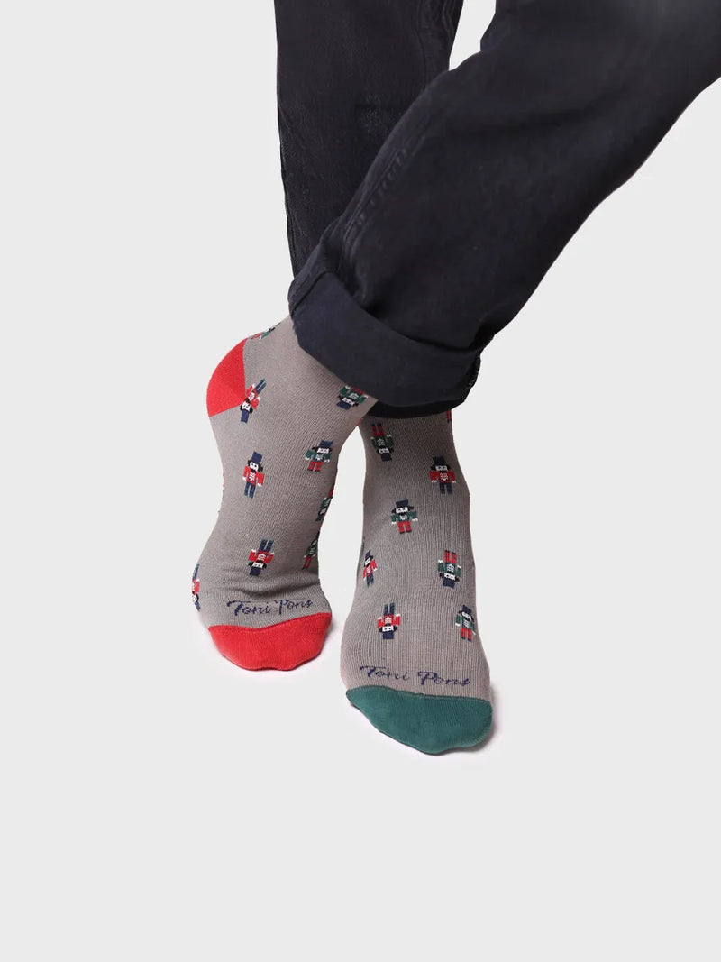 Complementos - Calcetines unisex en algodón con motivos navideños | QUEL-ND  - Toni Pons  