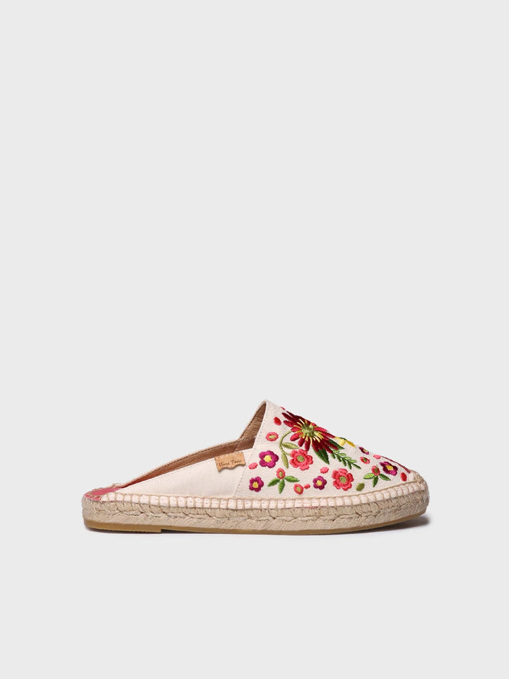  - Alpargata mule de mujer con bordado floral | ROVIRA  - Toni Pons  