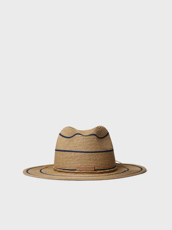 Complementos - Sombrero de paja tipo Panamá con rayas | SABRINA  - Toni Pons  