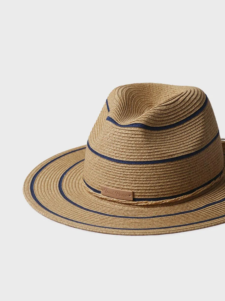 Complementos - Sombrero de paja tipo Panamá con rayas | SABRINA  - Toni Pons  