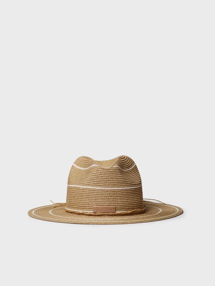 Complementos - Sombrero de paja tipo Panamá con rayas | SABRINA |  - Toni Pons  