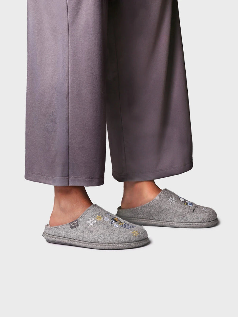 Zapatillas de casa mujer - Slipper de casa en fieltro con motivo Snoopy para mujer | SNOOPY  - Toni Pons  