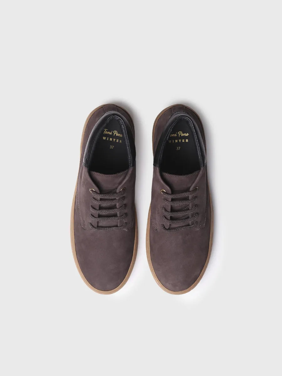 botines mujer - Botín para mujer con cordones en piel nobuk | SORT  - Toni Pons  