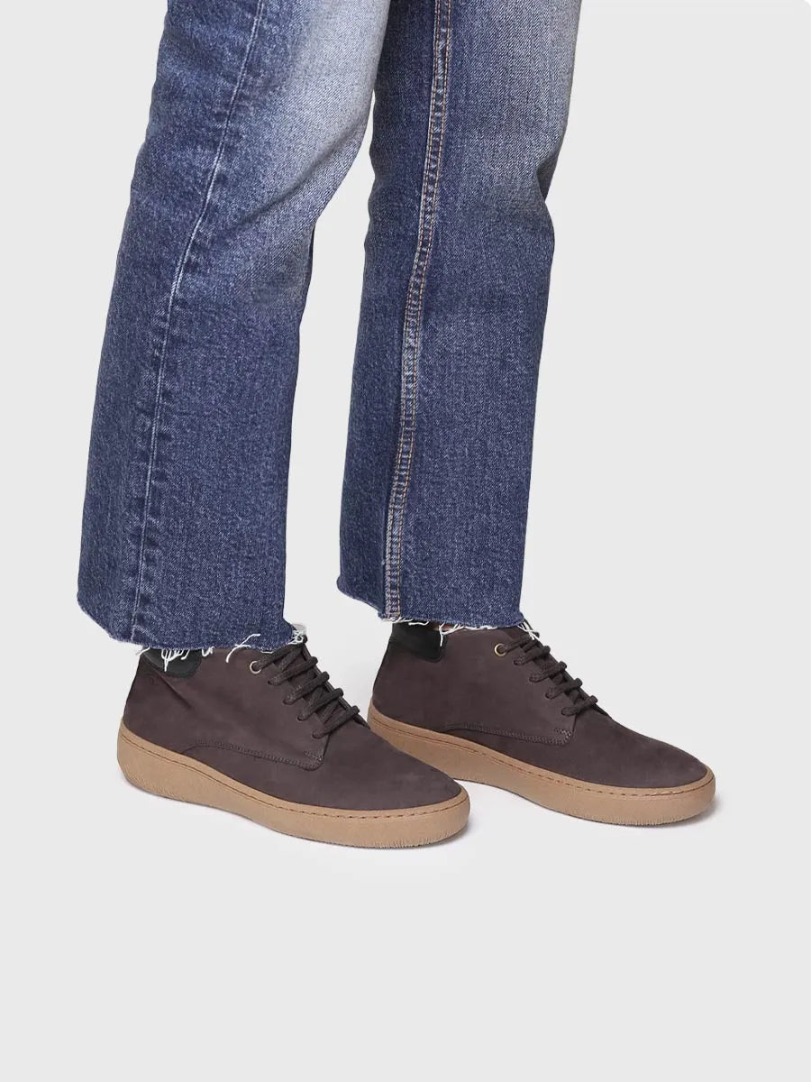 botines mujer - Botín para mujer con cordones en piel nobuk | SORT  - Toni Pons  