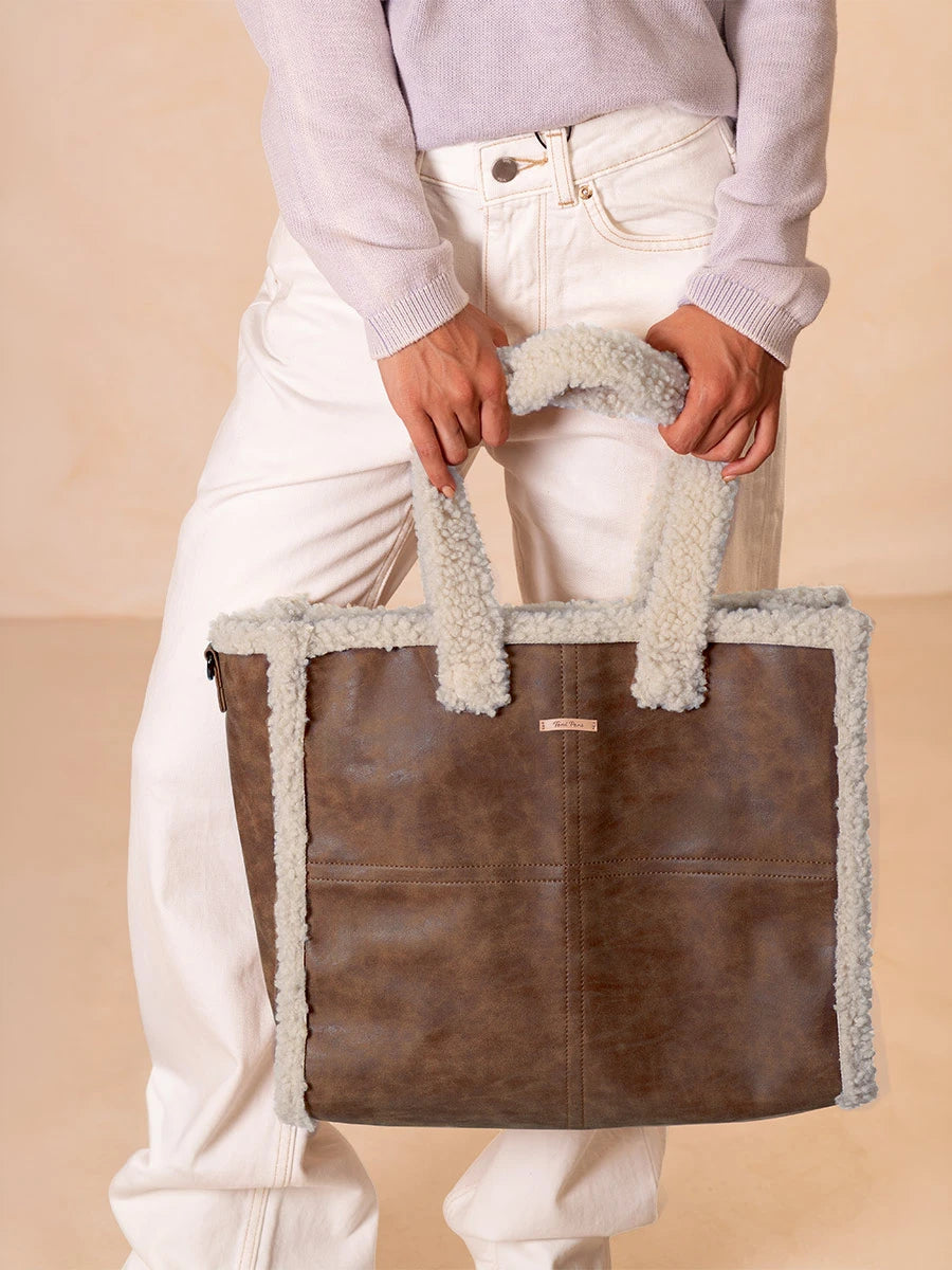 Sac en cuir avec mouton | SUSA