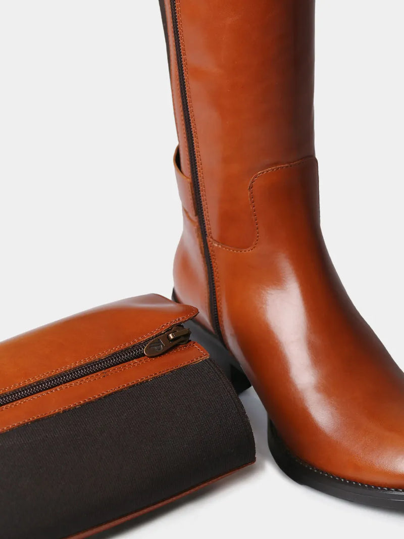Botas mujer - Bota alta para mujer en piel | TACOMA-P  - Toni Pons  