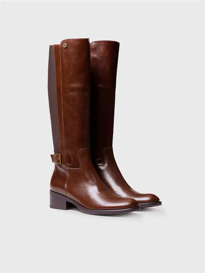 botas mujer - Bota alta para mujer en piel | TACOMA-P  - Toni Pons  