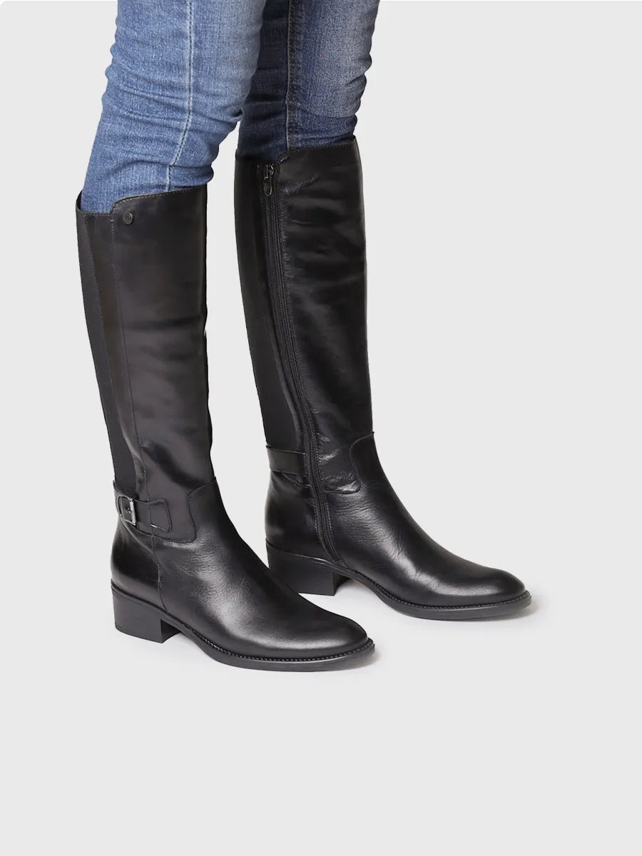 botas mujer - Bota alta para mujer en piel | TACOMA-P  - Toni Pons  