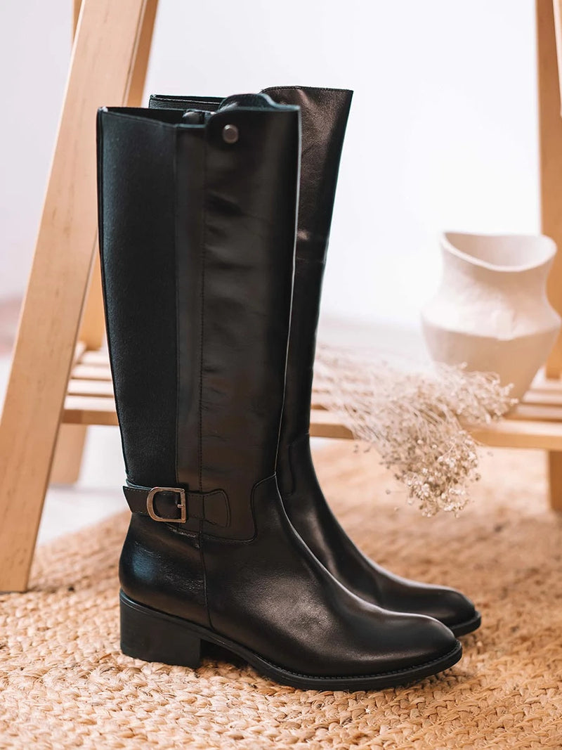 Botas mujer - Bota alta para mujer en piel | TACOMA-P  - Toni Pons  
