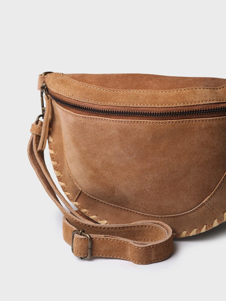 - Bolso bandolera de serraje con diseño redondeado | TEROL  - Toni Pons  