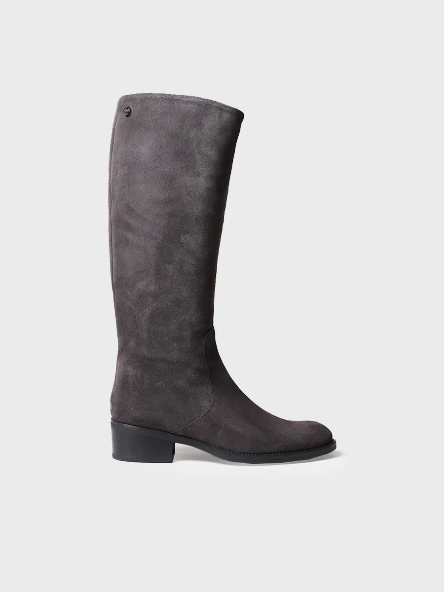 botas mujer - Bota alta para mujer en serraje | TIROL-SY  - Toni Pons  