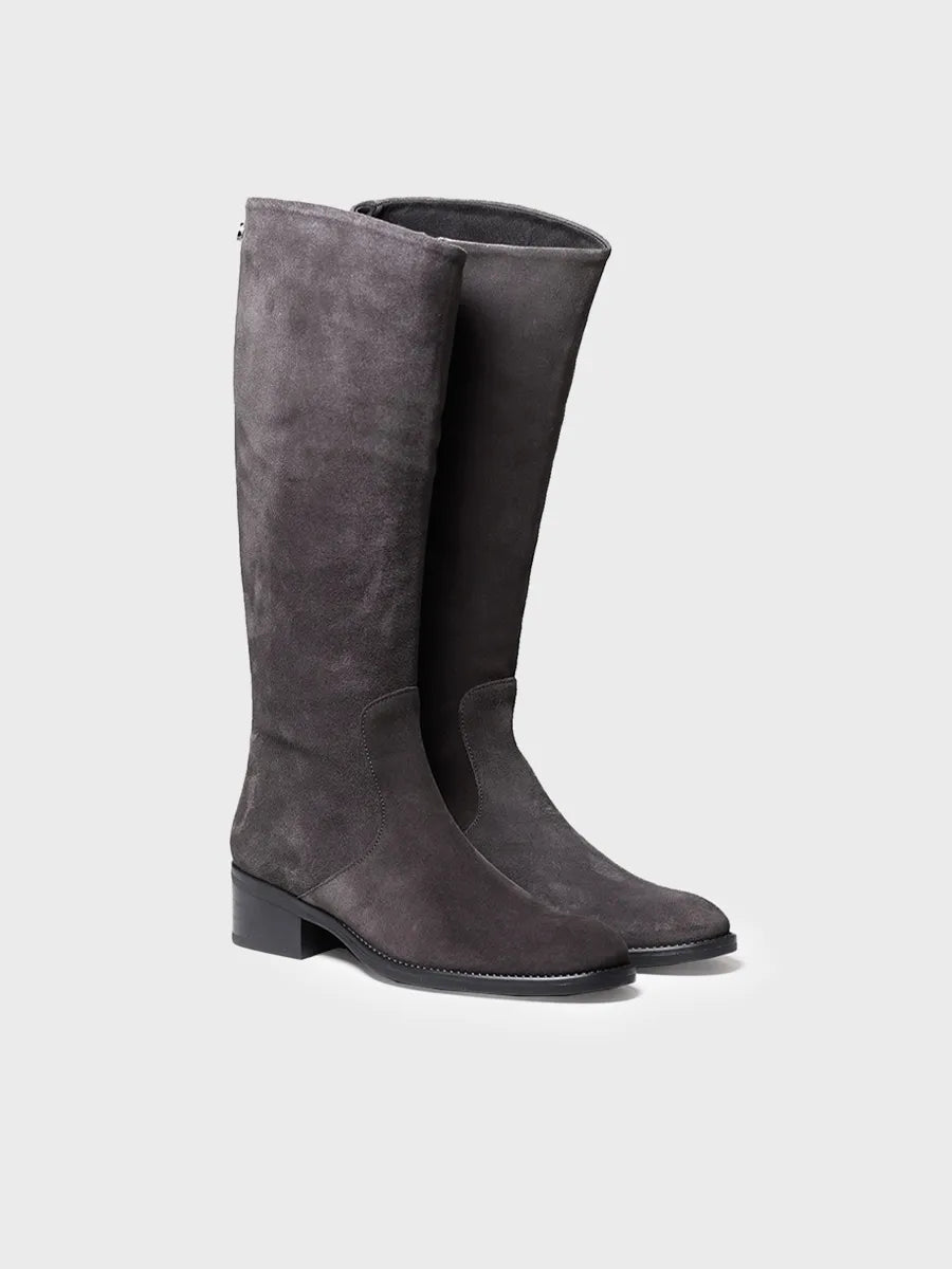 botas mujer - Bota alta para mujer en serraje | TIROL-SY  - Toni Pons  