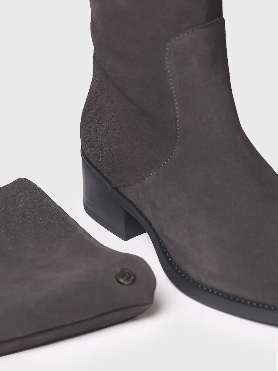 botas mujer - Bota alta para mujer en serraje | TIROL-SY  - Toni Pons  