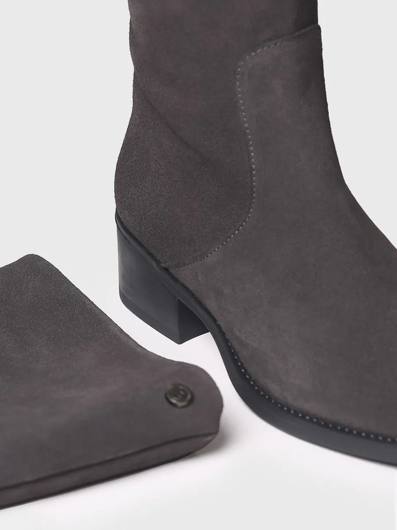 botas mujer - Bota alta para mujer en serraje | TIROL-SY  - Toni Pons  