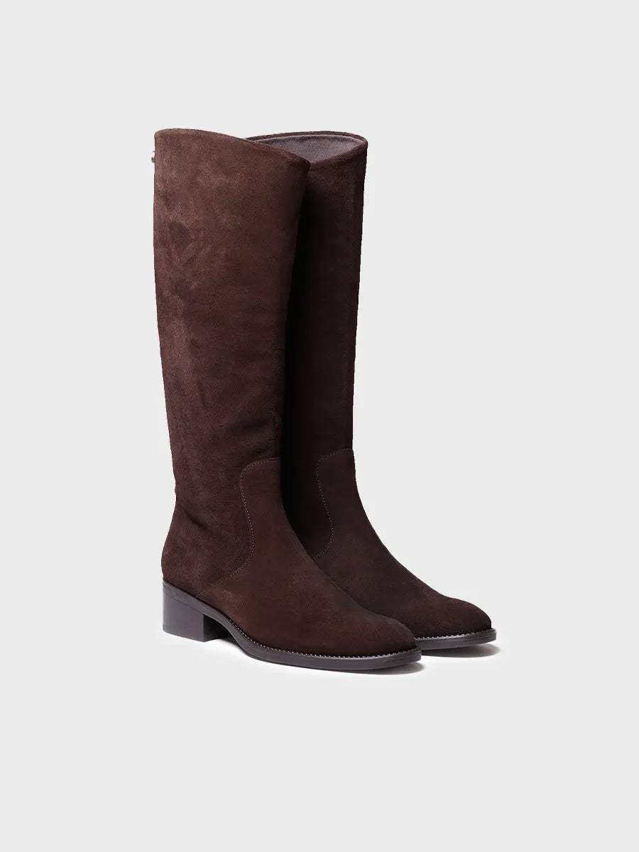 botas mujer - Bota alta para mujer en serraje | TIROL-SY  - Toni Pons  