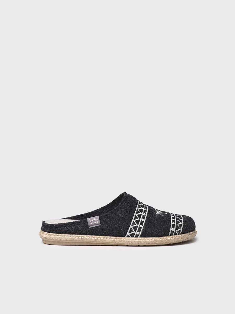 zapatillas de casa hombre - Slippers para hombre en fieltro | TOBI-EF  - Toni Pons  