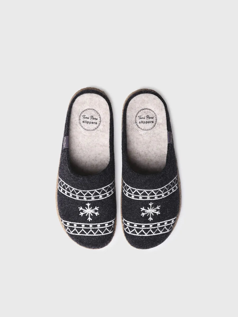 zapatillas de casa hombre - Slippers para hombre en fieltro | TOBI-EF  - Toni Pons  
