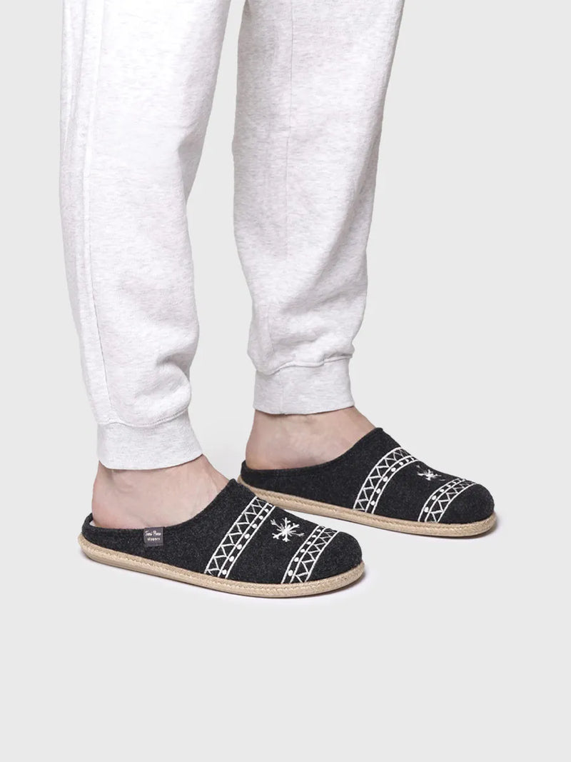 zapatillas de casa hombre - Slippers para hombre en fieltro | TOBI-EF  - Toni Pons  
