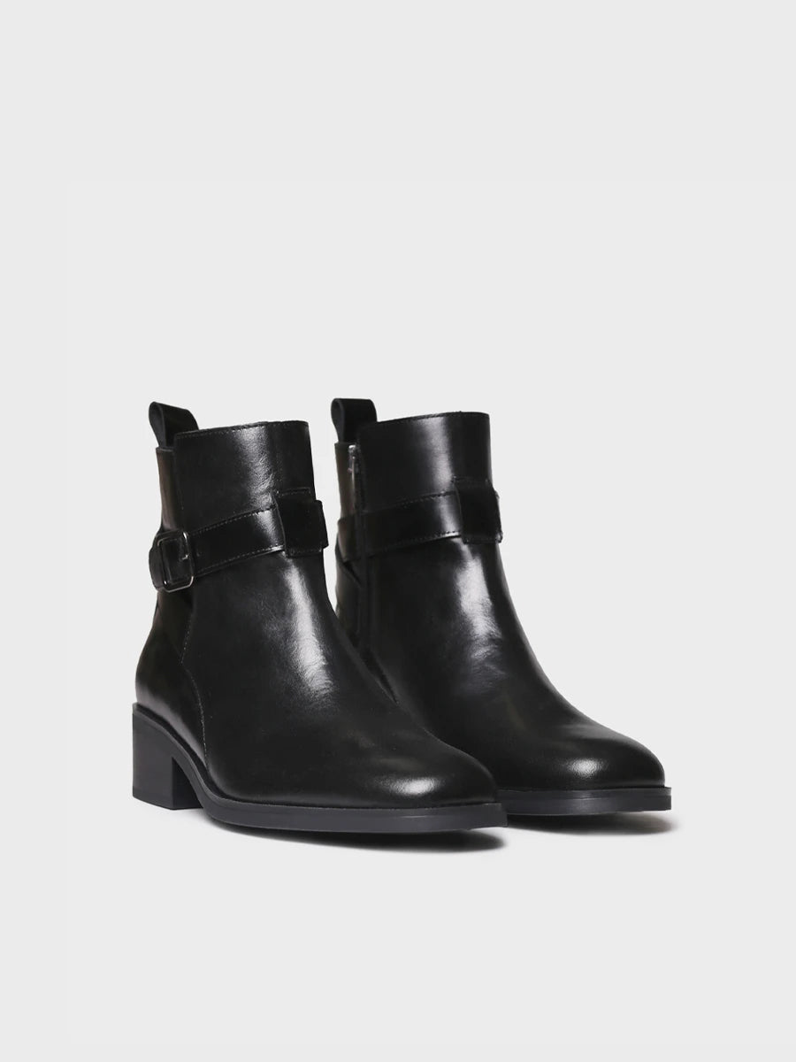 Botines mujer - Botín en piel con hebilla para mujer | TOLEDO-P  - Toni Pons  